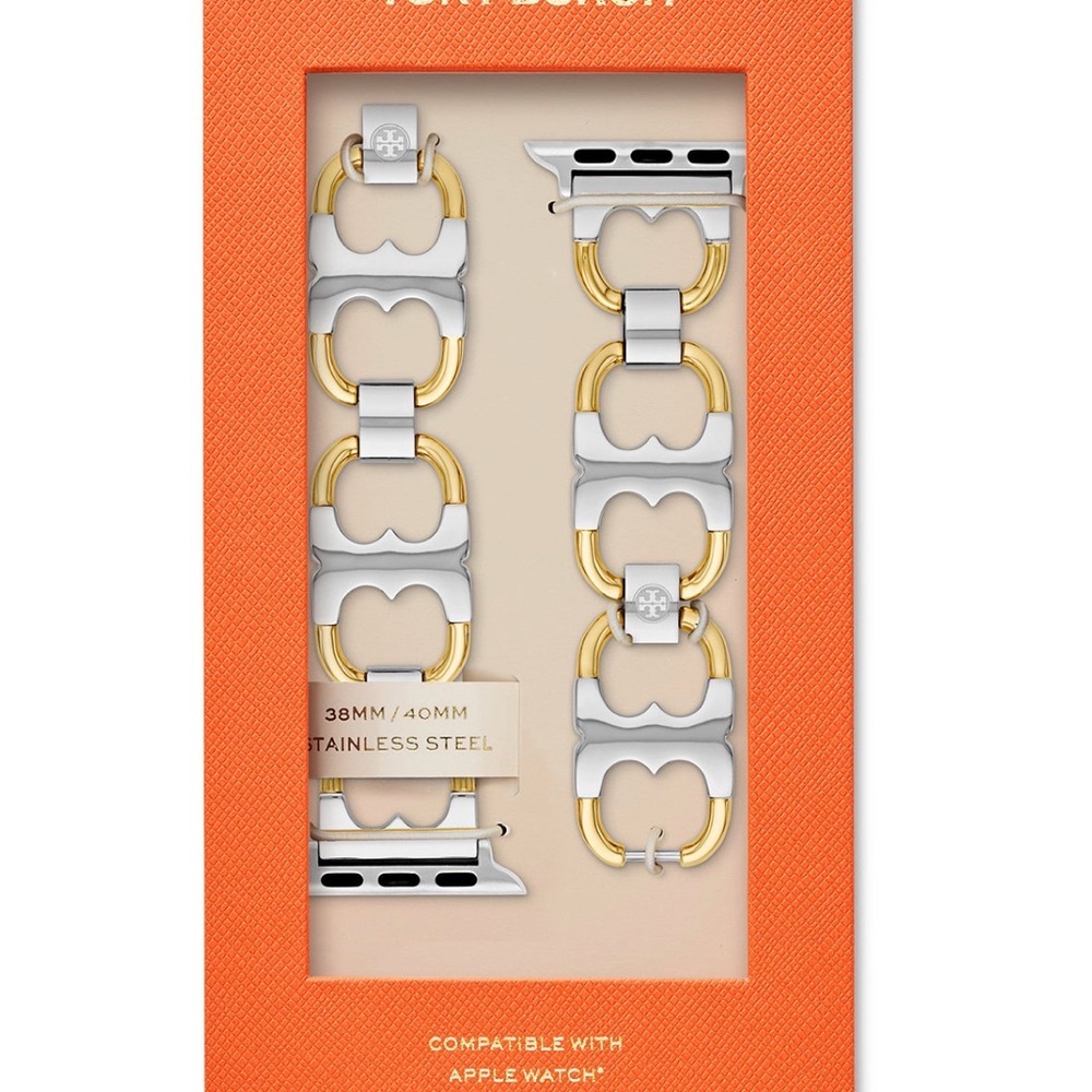 Tory Burch Two-Tone Apple Watch Band
